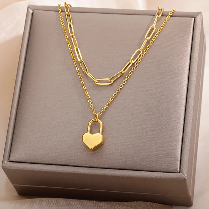 316L Dainty Multilayer Necklace