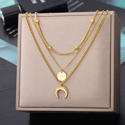 316L Dainty Multilayer Necklace