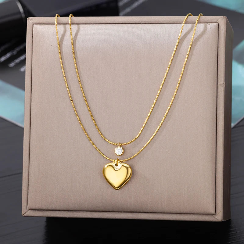 316L Dainty Multilayer Necklace