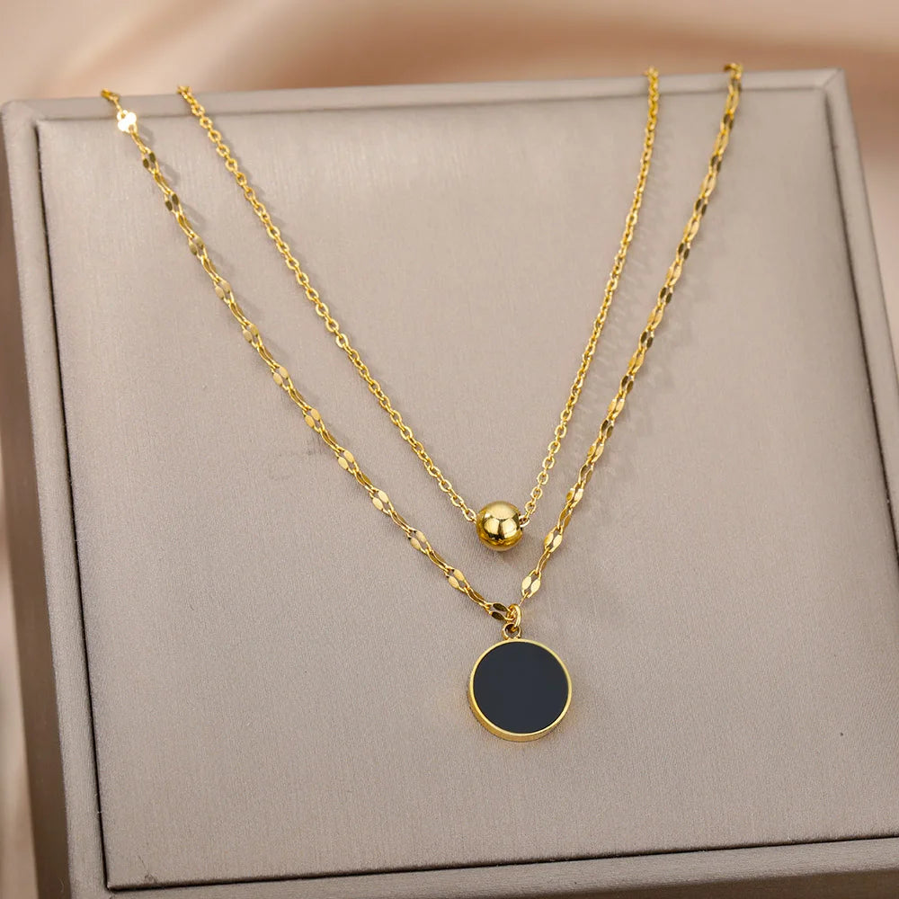 316L Dainty Multilayer Necklace