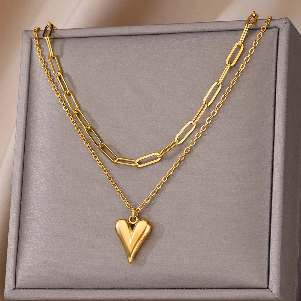 316L Dainty Multilayer Necklace